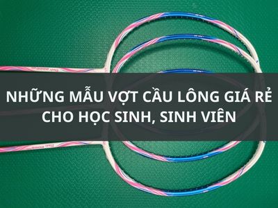 NHỮNG MẪU VỢT CẦU LÔNG GIÁ RẺ CHO HỌC SINH SINH VIÊN